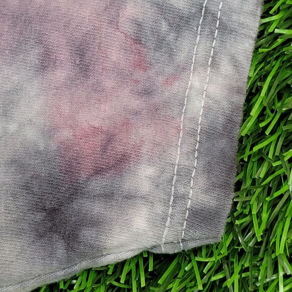 Rainbow Prism Cropped Shirt Womens Large 21x20 Gray - Picture 10 of 11